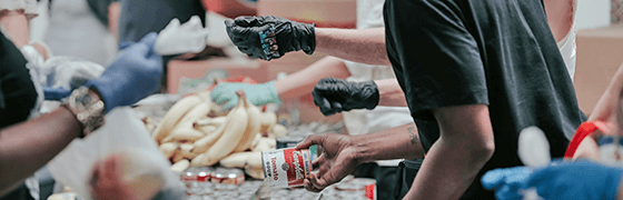 Food bank distribution